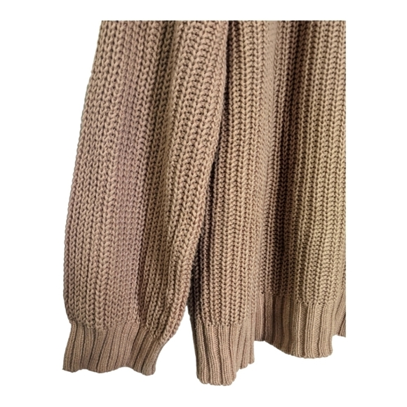 American Eagle Oversized Mock Neck Sweater Women's XS/S Brown - Picture 6 of 7